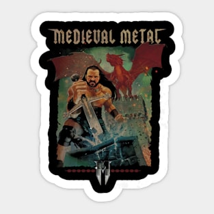 Drew Mcintyre Medieval Metal Sticker